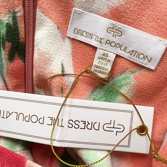 NWT Dress the Population Lita Midi Dress - Picture 6 of 7